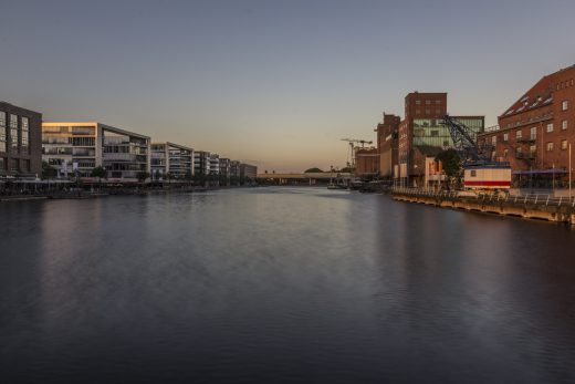 Hintergrundbild Blick in den Innenhafen HDR