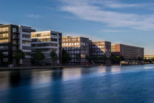 Hintergrundbild Bürogebäude Duisburg Innenhafen