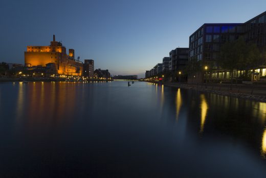 Hintergrundbild Innenhafen Blick nach Westen