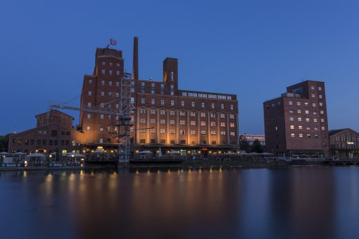 Hintergrundbild Werhahnmühle Duisburger Innenhafen
