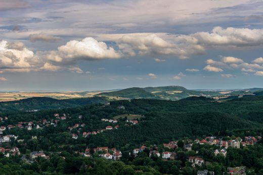 Hintergrundbild Blick von der Wartburg