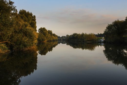 Hintergrundbild Die Lippe in Dorsten