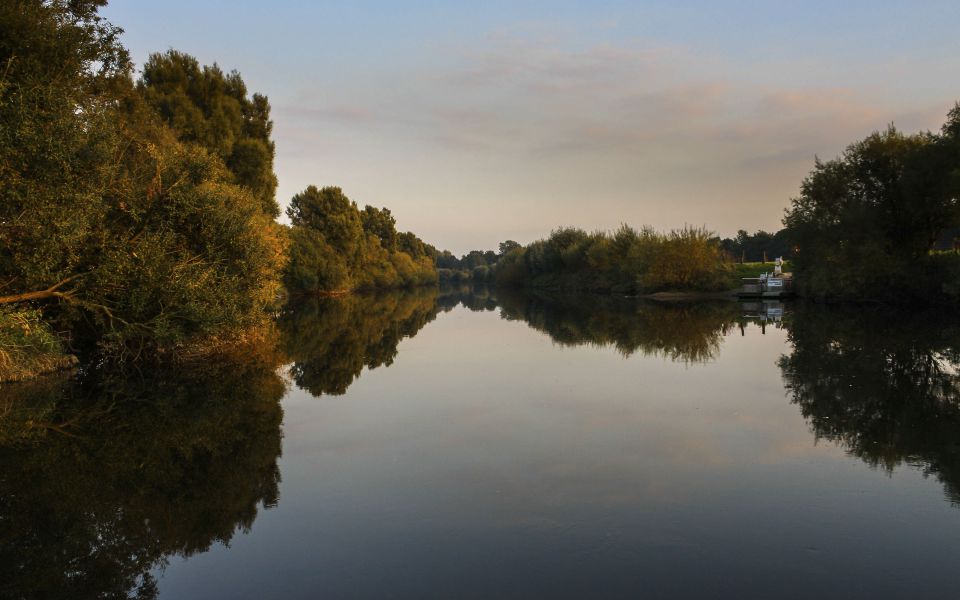 Hintergrundbild Die Lippe in Dorsten