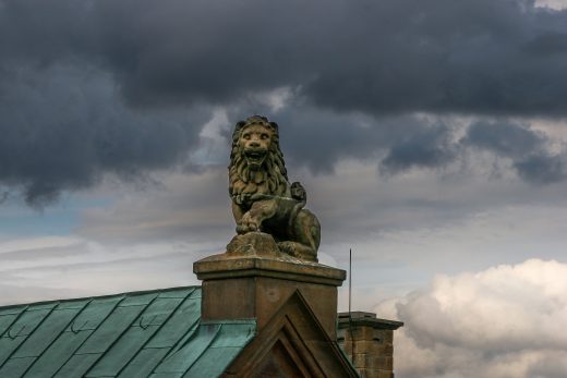 Hintergrundbild Löwe auf dem Palas