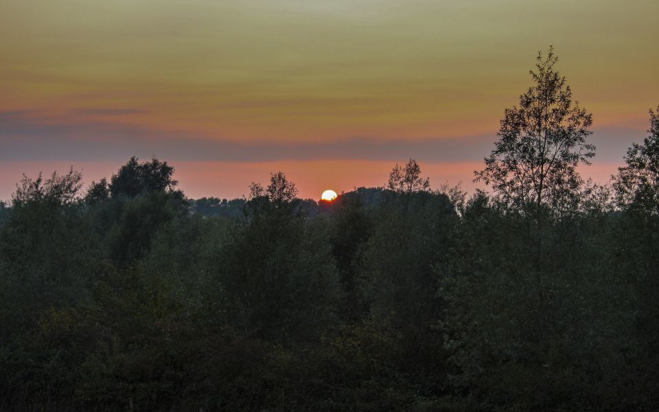 Hintergrundbild Sonnenuntergang in Dorsten