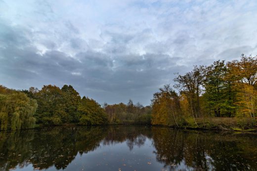 Hintergrundbild Herbstlicher Schlosspark Raesfeld