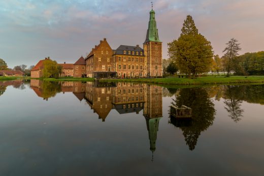 Hintergrundbild Spiegelung Schloss Raesfeld
