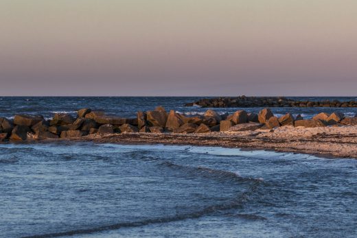 Hintergrundbild Abends an der Ostsee