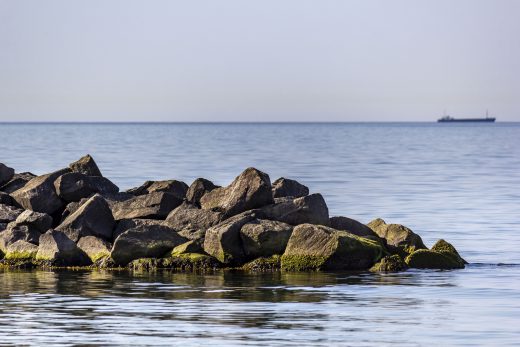 Hintergrundbild Buhne an der Ostsee