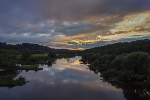 Hintergrundbild - Wunderbarer Abend an der Ruhr