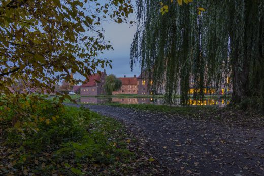 Hintergrundbild - Blick zum Schloss Raesfeld