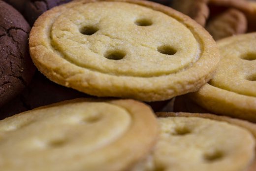 Hintergrundbild - Knopfplätzchen