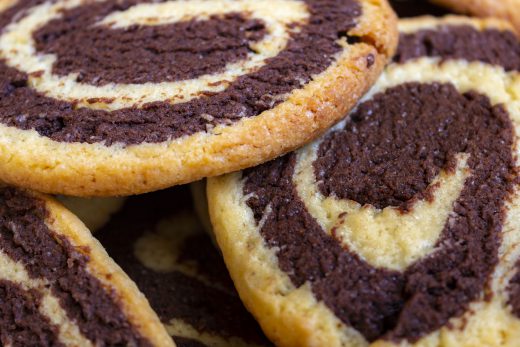 Hintergrundbild - Nahaufnahme Sandkuchenplätzchen