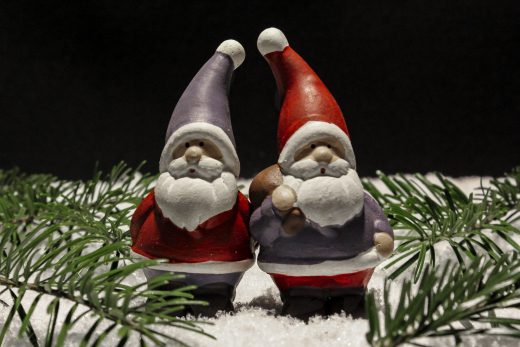 Hintergrundbild - Weihnachten Zwei Wichtel