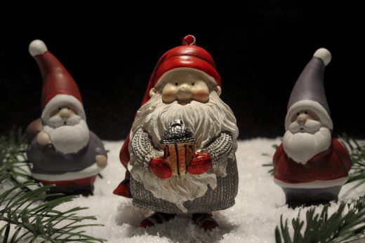 Hintergrundbild - Weihnachten Zwerg mit Wichteln