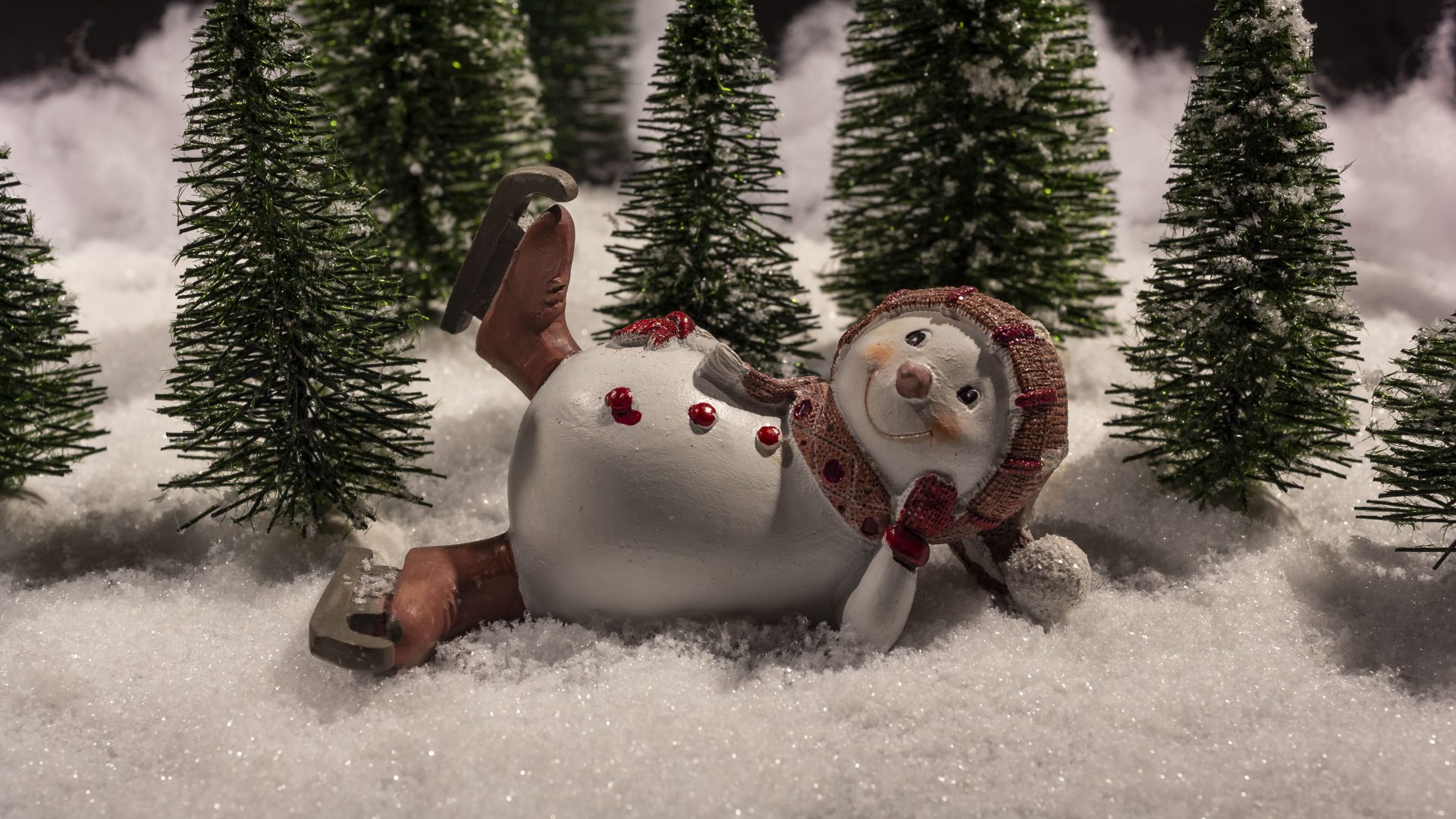 Hintergrundbilder | Weihnachten Fröhlicher Schneemann