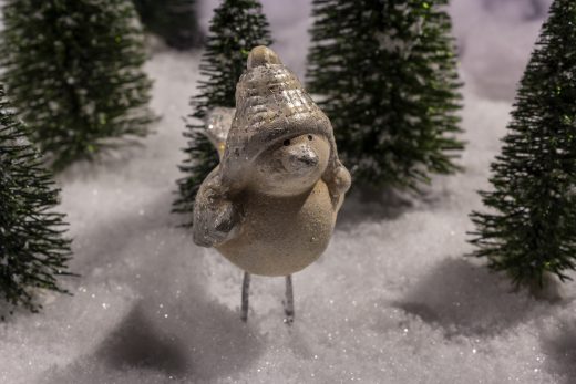 Hintergrundbild - Weihnachten Kleiner Vogel