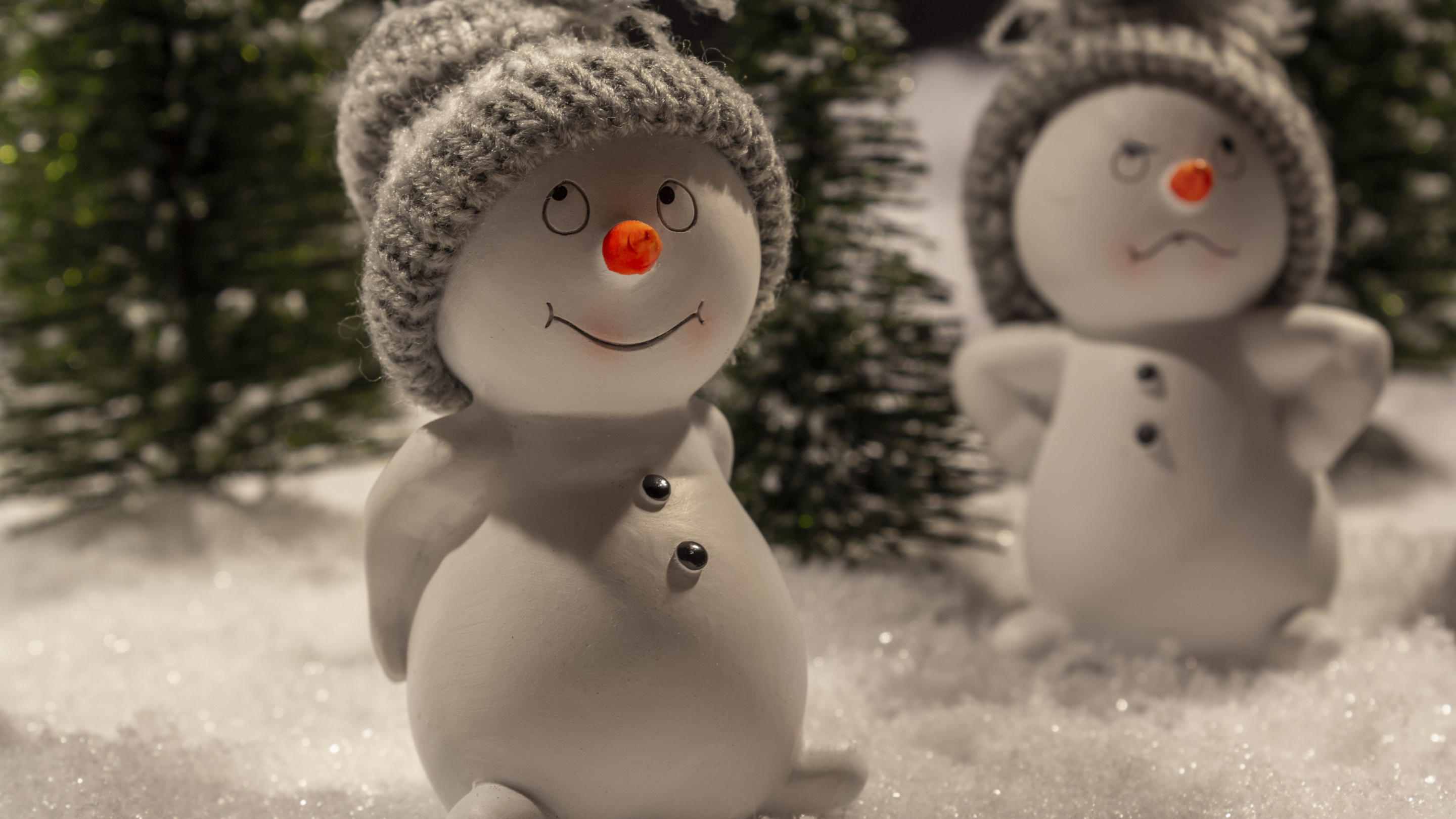 Hintergrundbilder Weihnachten Schneemanner