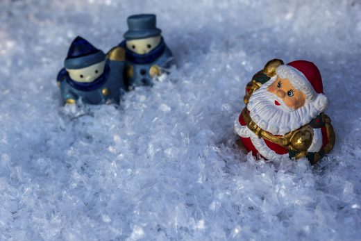 Hintergrundbild - Weihnachten Wichtel und Santa