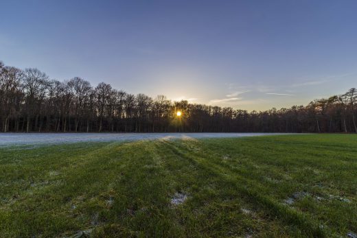 Hintergrundbilder - Sonnenuntergang im Winter