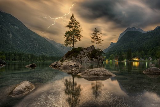 Hintergrundbilder - Mountain Thunder - Hintersee