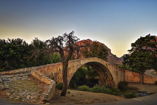 Hintergrundbilder - Venetianische Brücke auf Kreta