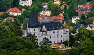 Hintergrundbild Blick in das Mariental bei Eisenach