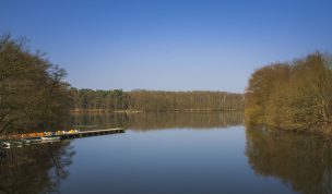 Hintergrundbild Frühlingsmorgen am Halterner Stausee
