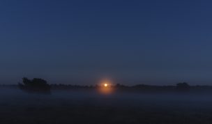 Hintergrundbild Westruper Heide - Außergewöhnlicher Blutmond
