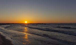 Hintergrundbild Ostsee Sonnenuntergang