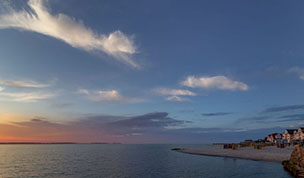 Hintergrundbild - Warten auf den Sonnenuntergang