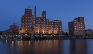 Hintergrundbild Werhahnmühle Duisburger Innenhafen