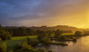 Hintergrundbild - Farbspiele am Ruhrufer