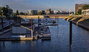Hintergrundbild - Marina Duisburg Innenhafen