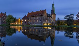Hintergrundbild - Blaue Stunde Schloss Raesfeld