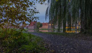 Hintergrundbild - Blick zum Schloss Raesfeld