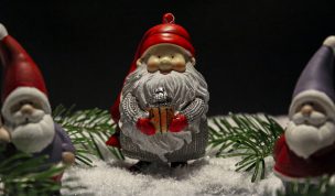 Hintergrundbild - Weihnachten Wichtel und Zwerg