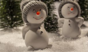 Hintergrundbild - Weihnachten Schneemänner