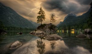 Hintergrundbilder - Mountain Thunder - Hintersee
