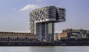 Hintergrundbilder - Kranhaus Nord im Rheinauhafen