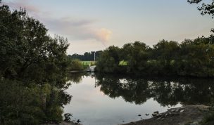Hintergrundbild Lippefähre Baldur in Dorsten