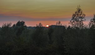 Hintergrundbild Sonnenuntergang in Dorsten